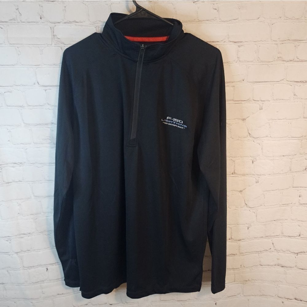 Men's Spyder "F-150 Lightning" zip-up sweater, size Large